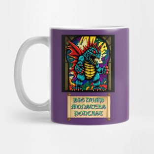 Stained Glass Kaiju Mug